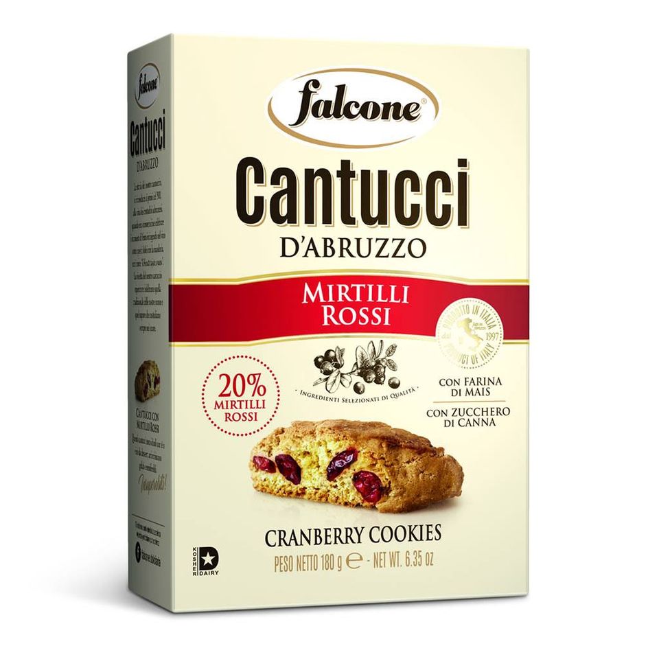 Falcone Dolciaria S.r.l. - Cantuccini Mirtilli Rossi, ital. Mandelgebäck mit Preiselbeeren